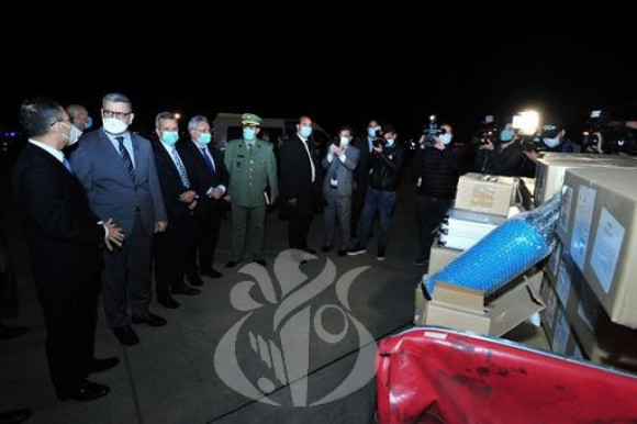 Coronavirus en Algérie : Réception d’un nouveau don médical de la Chine