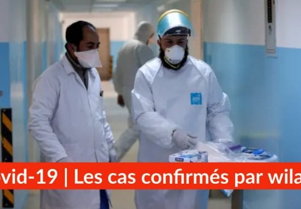 Bilan Coronavirus du 5 avril : Les cas confirmés par wilaya