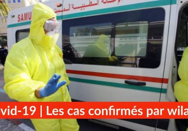 Bilan Coronavirus du 6 avril : Les cas confirmés par wilaya
