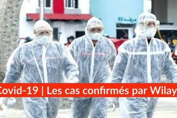 Bilan Coronavirus du 28 avril : Les cas confirmés par wilaya