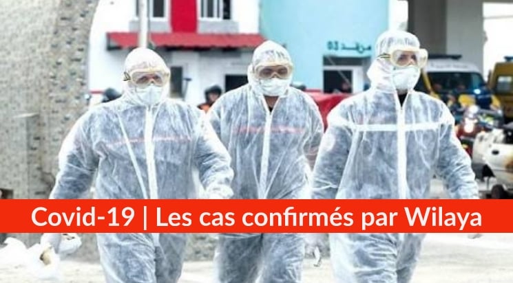 Bilan Coronavirus du 28 avril : Les cas confirmés par wilaya