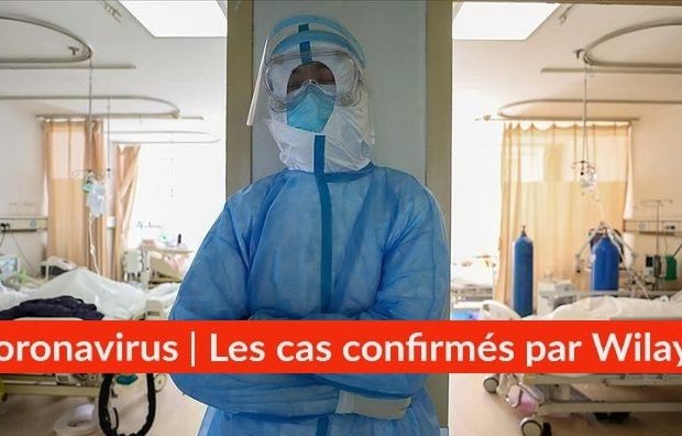 Bilan Coronavirus du 26 avril : Les cas confirmés par wilaya