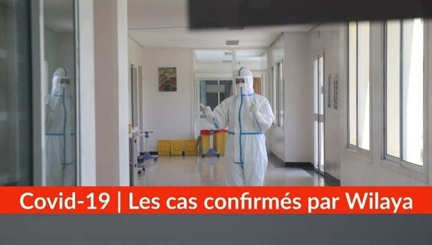 Bilan Coronavirus du 30 avril : Les cas confirmés par wilaya