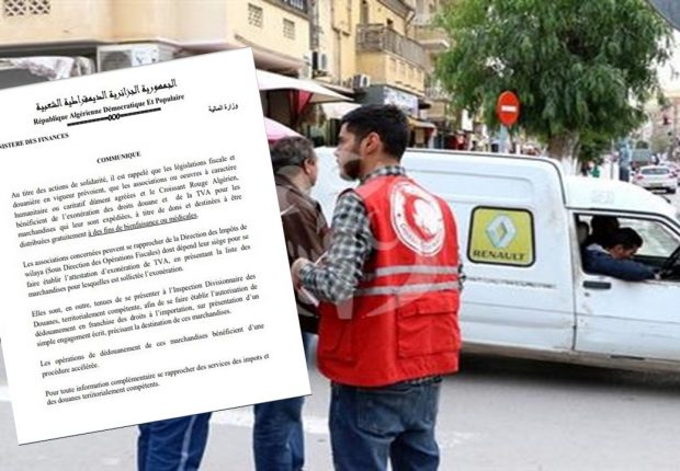 Coronavirus Algérie : les associations exonérées des droits de douane et TVA