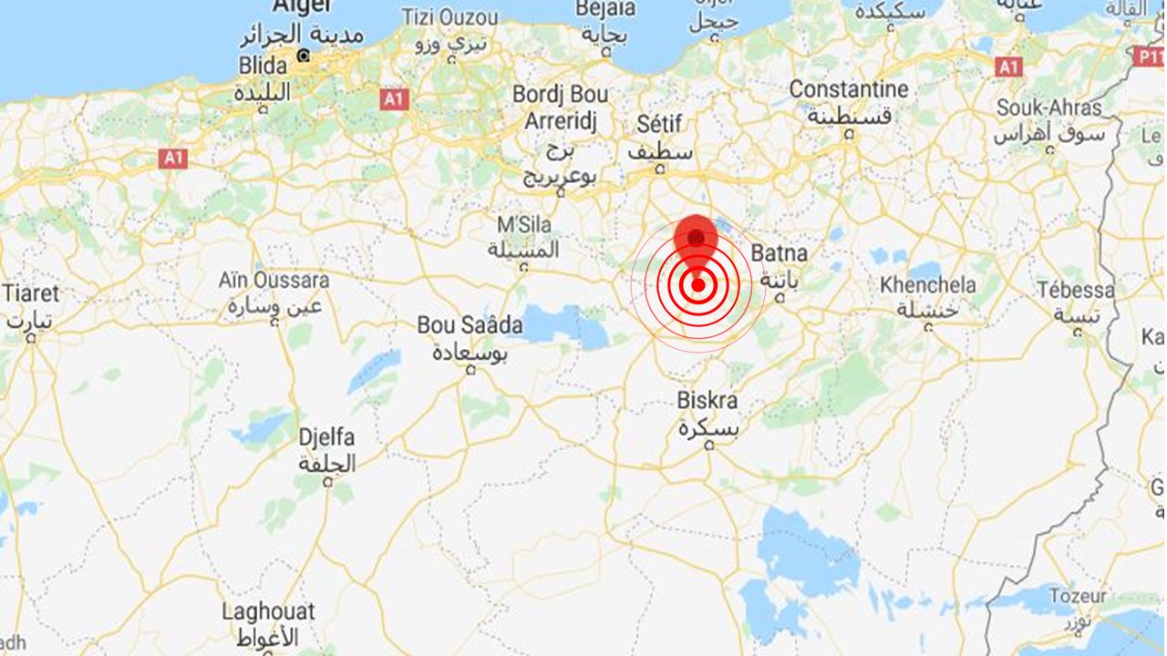 Secousse tellurique à Batna