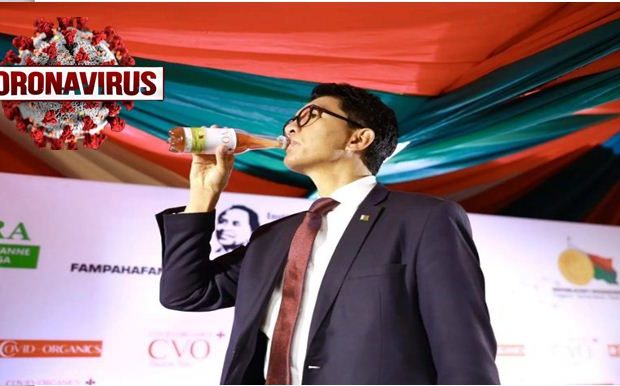 Le président de Madagascar lance son remède contre le Coronavirus