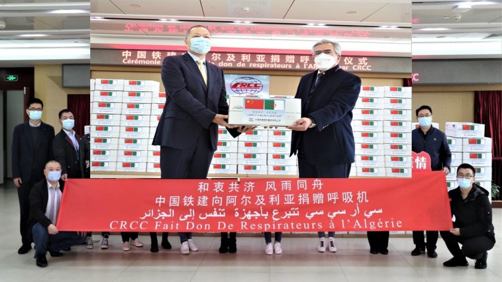 Coronavirus : Une autre entreprise chinoise fait don de fournitures médicales à l’Algérie