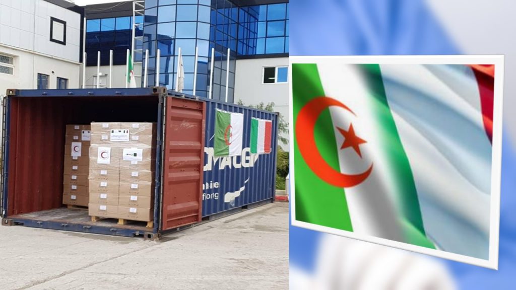Coronavirus Algérie : l’Italie remercie l’Algérie pour son « important geste de solidarité »