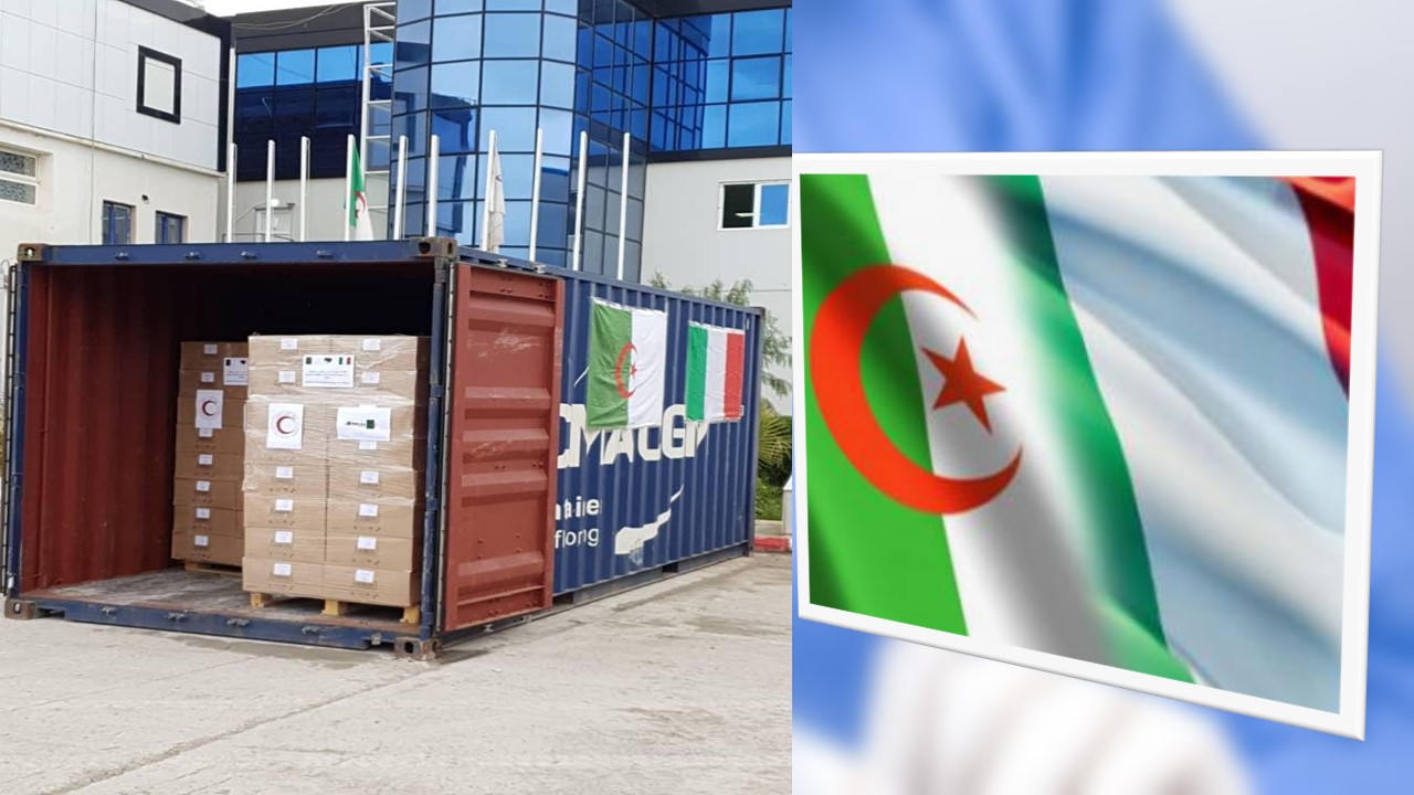 Coronavirus Algérie : l’Italie remercie l’Algérie pour son « important geste de solidarité »