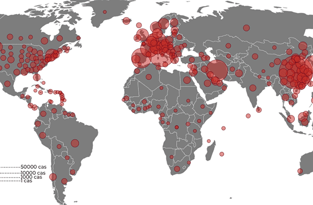 Coronavirus : La situation dans le monde-10 avril 2020