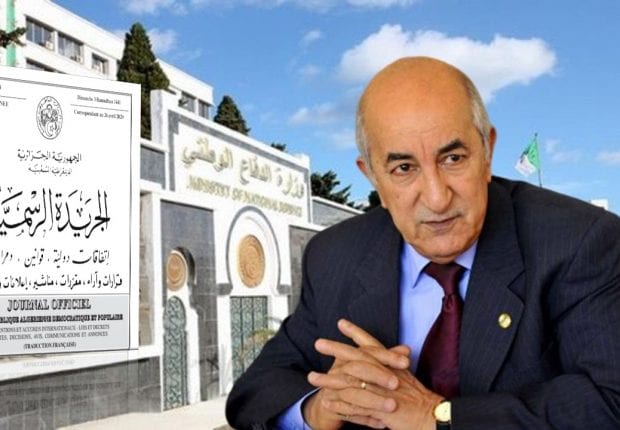 Tebboune « revoit » le décret fixant les attributions du SG du MDN
