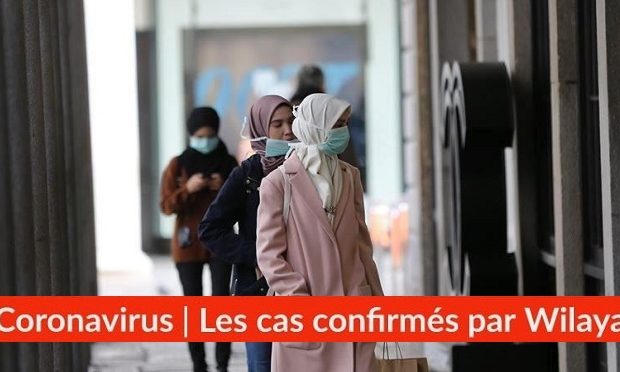 Bilan Coronavirus du 27 avril : Les cas confirmés par wilaya