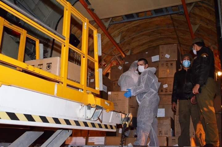 Coronavirus : La chine fait don de 30 tonnes de matériel d’aide médicale à l’Algérie