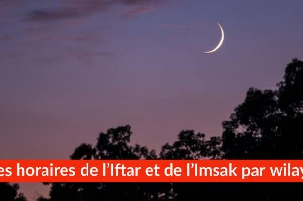 Ramadan 2020 : Les horaires de l’Iftar et de l’Imsak par wilaya – 7 mai 2020