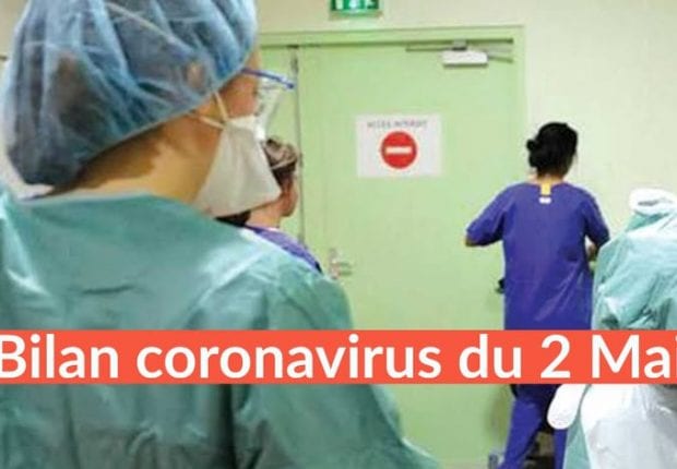 Bilan Coronavirus du 2 mai : Le nombre de décès passe à 459