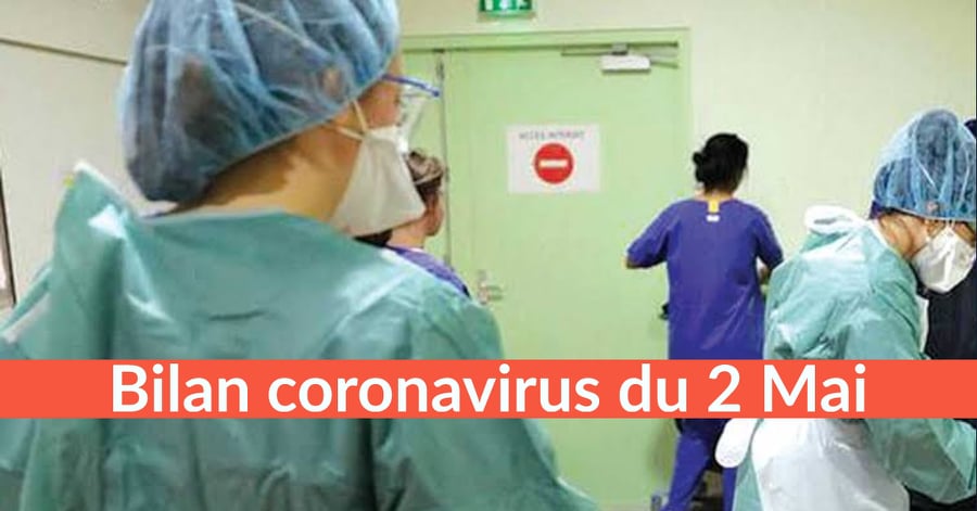 Bilan Coronavirus du 2 mai : Le nombre de décès passe à 459