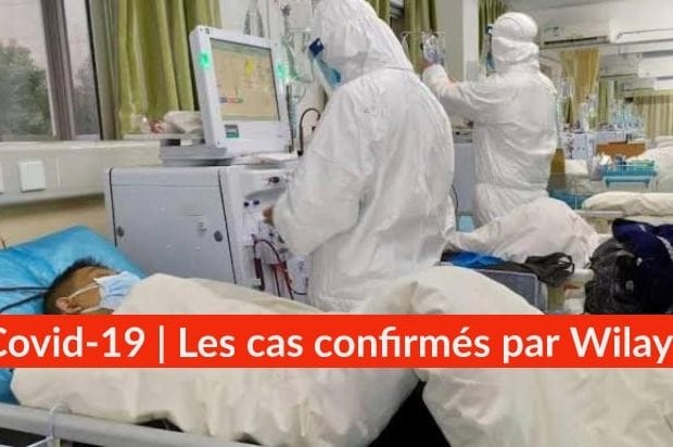 Bilan Coronavirus du 6 mai : Les cas confirmés par wilaya