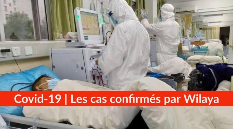 Bilan Coronavirus du 6 mai : Les cas confirmés par wilaya