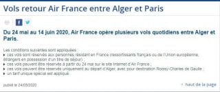 Air France annonce 4 vols quotidiens entre Alger et Paris Capture-9-320x134