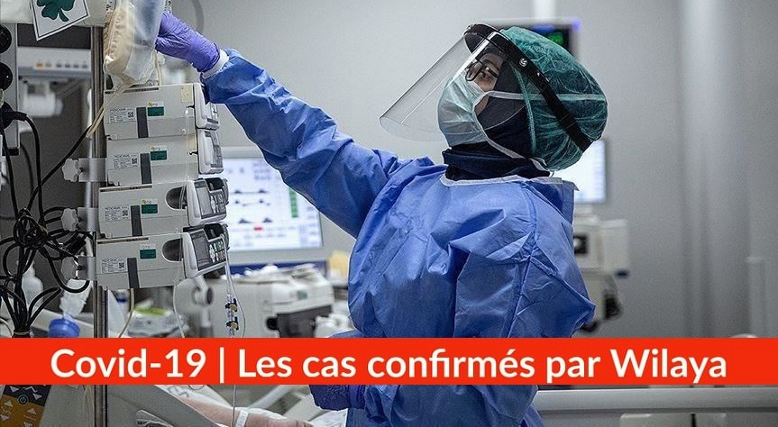Bilan Coronavirus du 16 mai : Les cas confirmés par wilaya