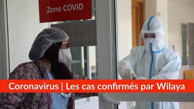 Bilan Coronavirus du 2 mai : Les cas confirmés par wilaya