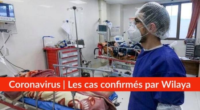 Bilan Coronavirus du 4 mai : Les cas confirmés par wilaya