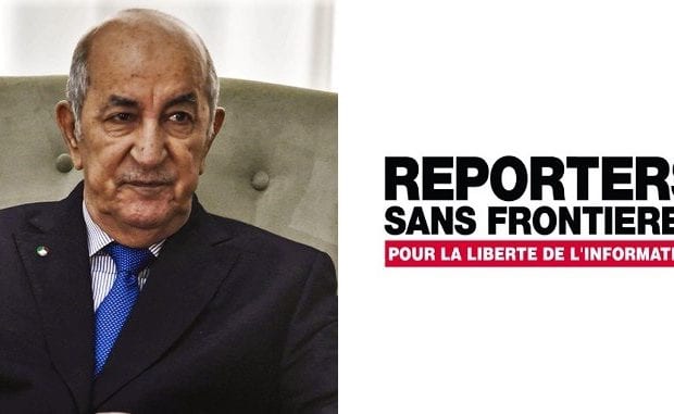 Tebboune défend la liberté de la presse et critique RSF