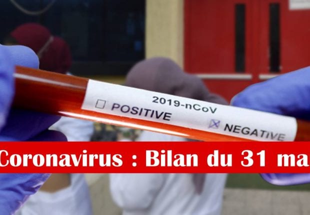 Bilan coronavirus du 31 mai : 7 décès, les guérisons à la hausse