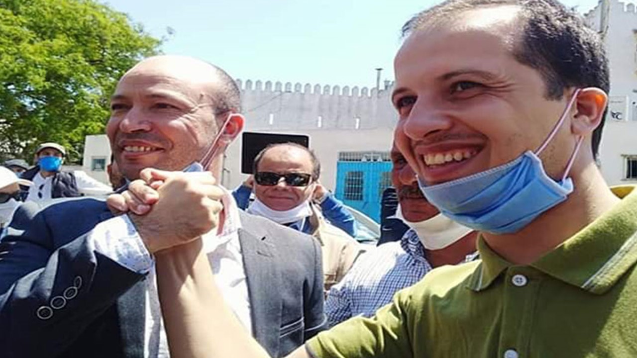 Les déclarations de Fersaoui et Brahim Daouadji à leur sortie de prison