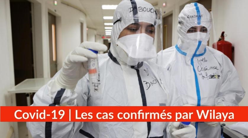 Bilan Coronavirus du 14 mai : Les cas confirmés par wilaya