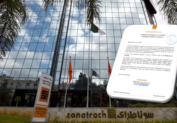 Coronavirus Algérie : Sonatrach dévoile la somme de l’opération de don de ses employés