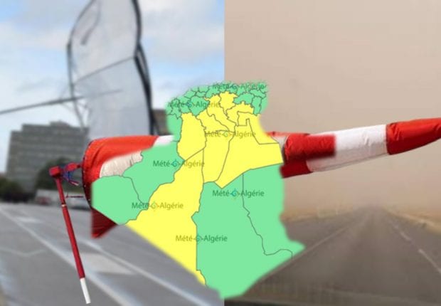 Météo : Vents violents et vents de sable sur plusieurs régions du pays