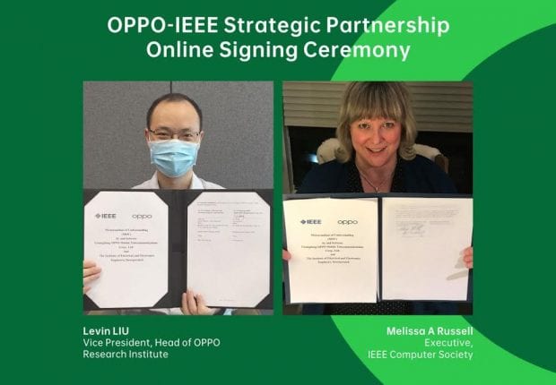OPPO conclut un partenariat stratégique avec l&rsquo;IEEE pour approfondir les échanges universitaires internationaux et participer à l&rsquo;élaboration de normes techniques mondiales