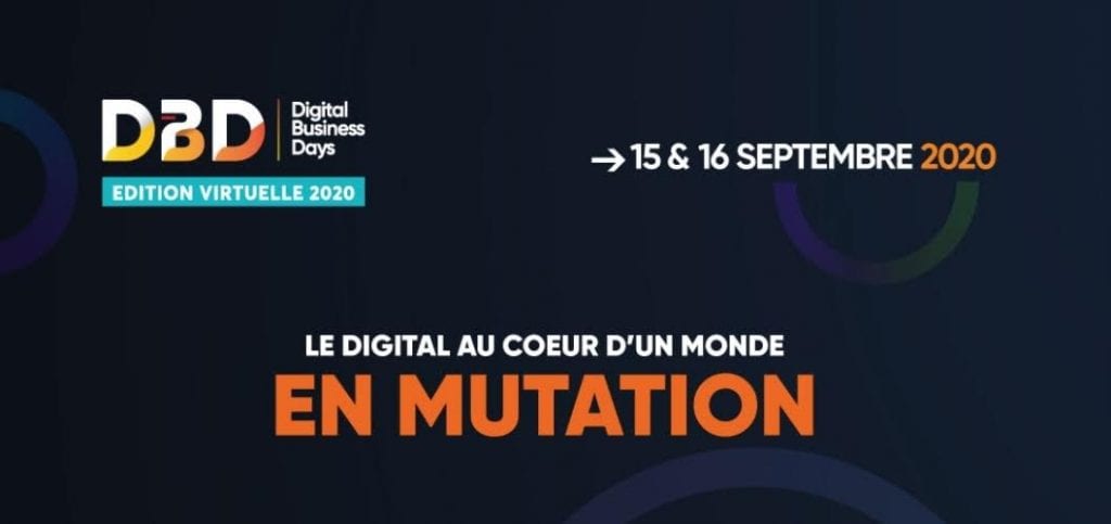 Les Digital Business Days se tiendront en version virtuelle les 15 et 16 septembre 2020