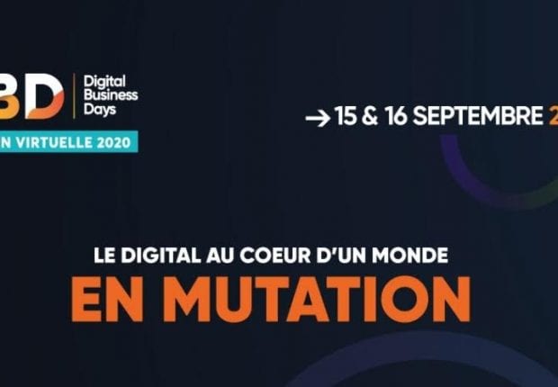 Les Digital Business Days se tiendront en version virtuelle les 15 et 16 septembre 2020