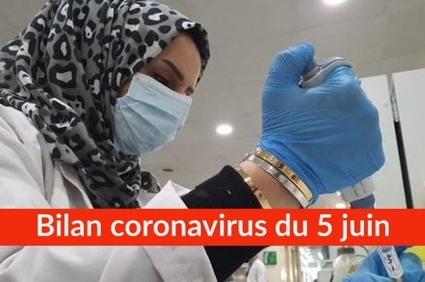 Bilan coronavirus du 5 juin : Les contaminations enregistrent une hausse