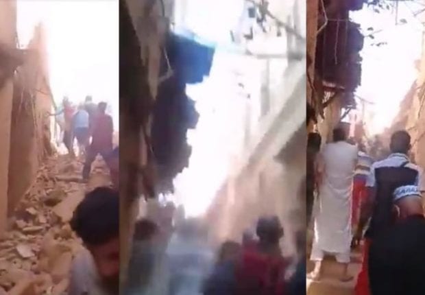 Effondrement d’un immeuble à la Casbah d’Alger (Vidéo)