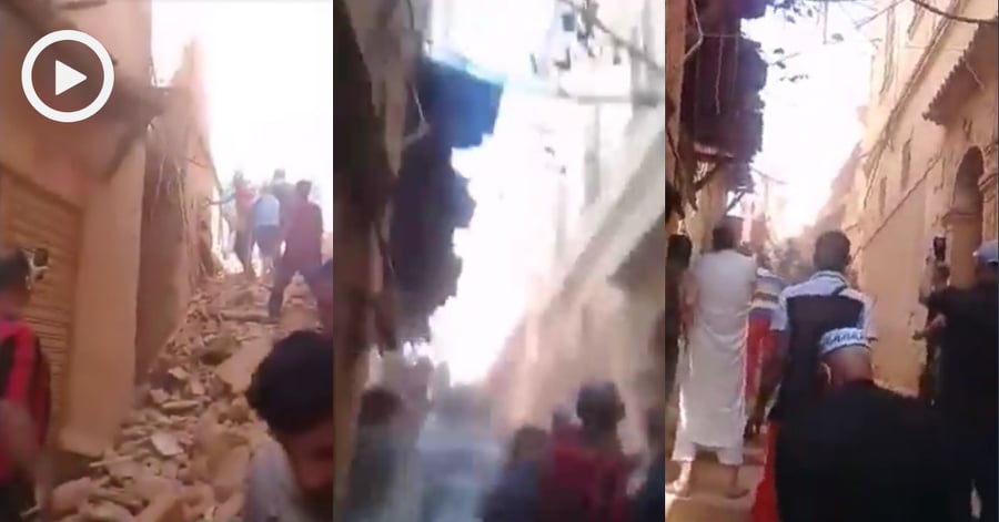 Effondrement d’un immeuble à la Casbah d’Alger (Vidéo)