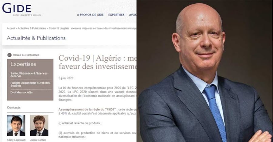 Quand un cabinet d’affaires français fait l’éloge de la LFC 2020