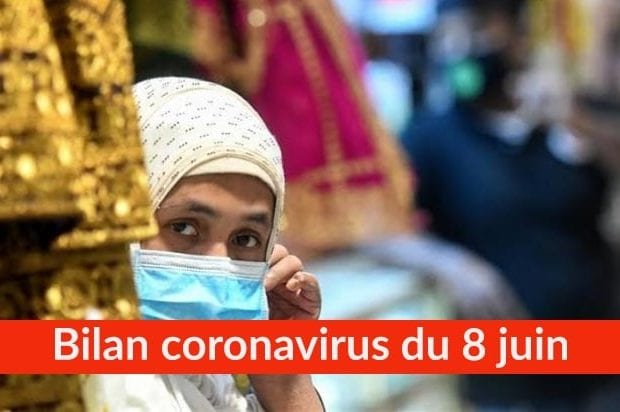 Bilan Coronavirus du 8 juin : Les cas confirmés par wilaya