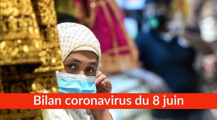 Bilan Coronavirus du 8 juin : Les cas confirmés par wilaya