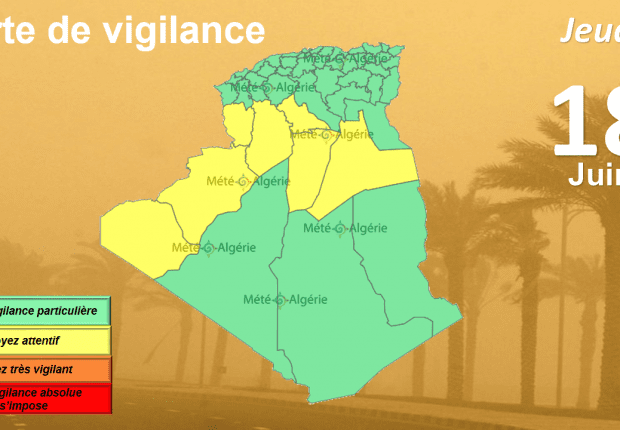 Alerte météo | Des vents forts avec soulèvements de sable sur plusieurs wilayas du Sud