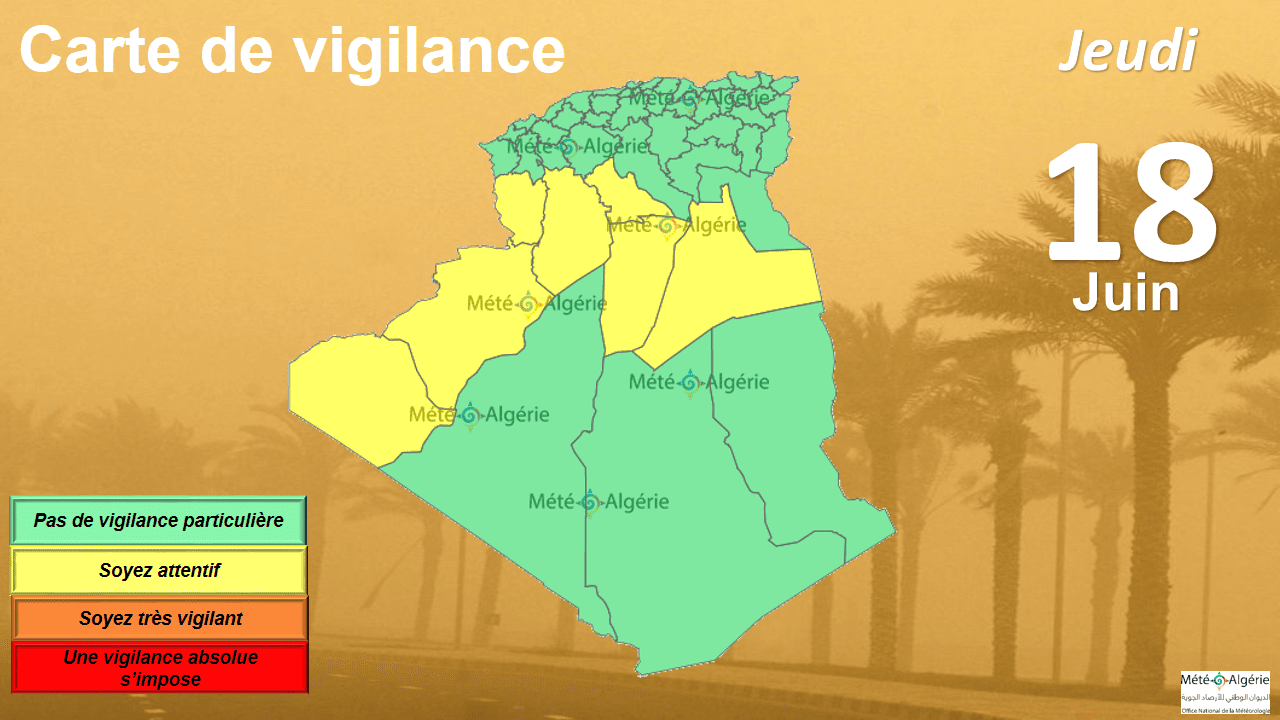 Alerte météo | Des vents forts avec soulèvements de sable sur plusieurs wilayas du Sud