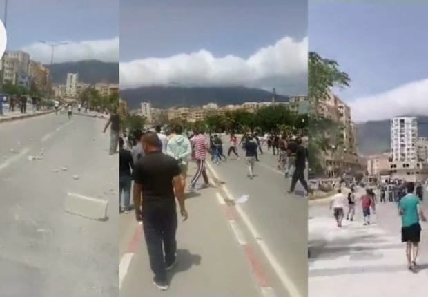 Une manifestation à Béjaïa vire à l’affrontement avec les forces de l’ordre (Vidéo)