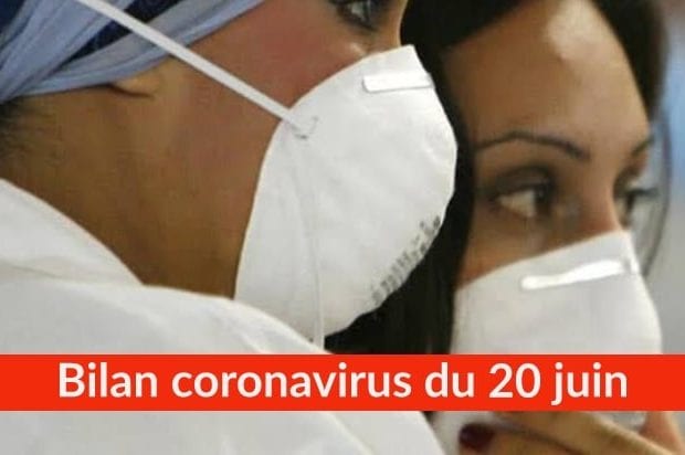 Bilan coronavirus du 20 juin : Les cas confirmés toujours à la hausse