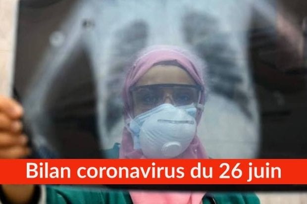 Bilan coronavirus du 26 juin : Nouveau record de contamination en 24H