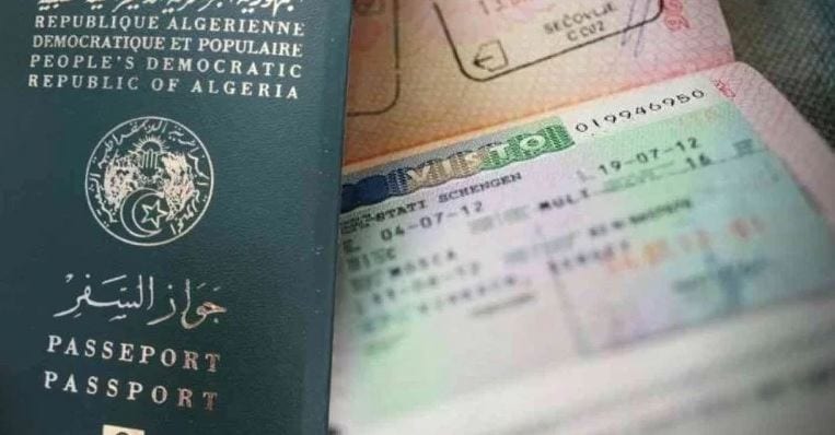 Dossier visa italie algérie 2020