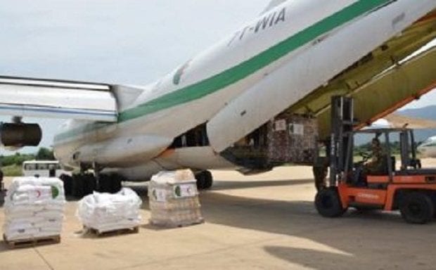 Coronavirus : L&rsquo;Algérie fait don de 90 tonnes d&rsquo;aide humanitaire au Mali