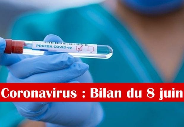 Bilan Coronavirus du 8 juin : 82 cas de guérisons et 8 nouveaux décès