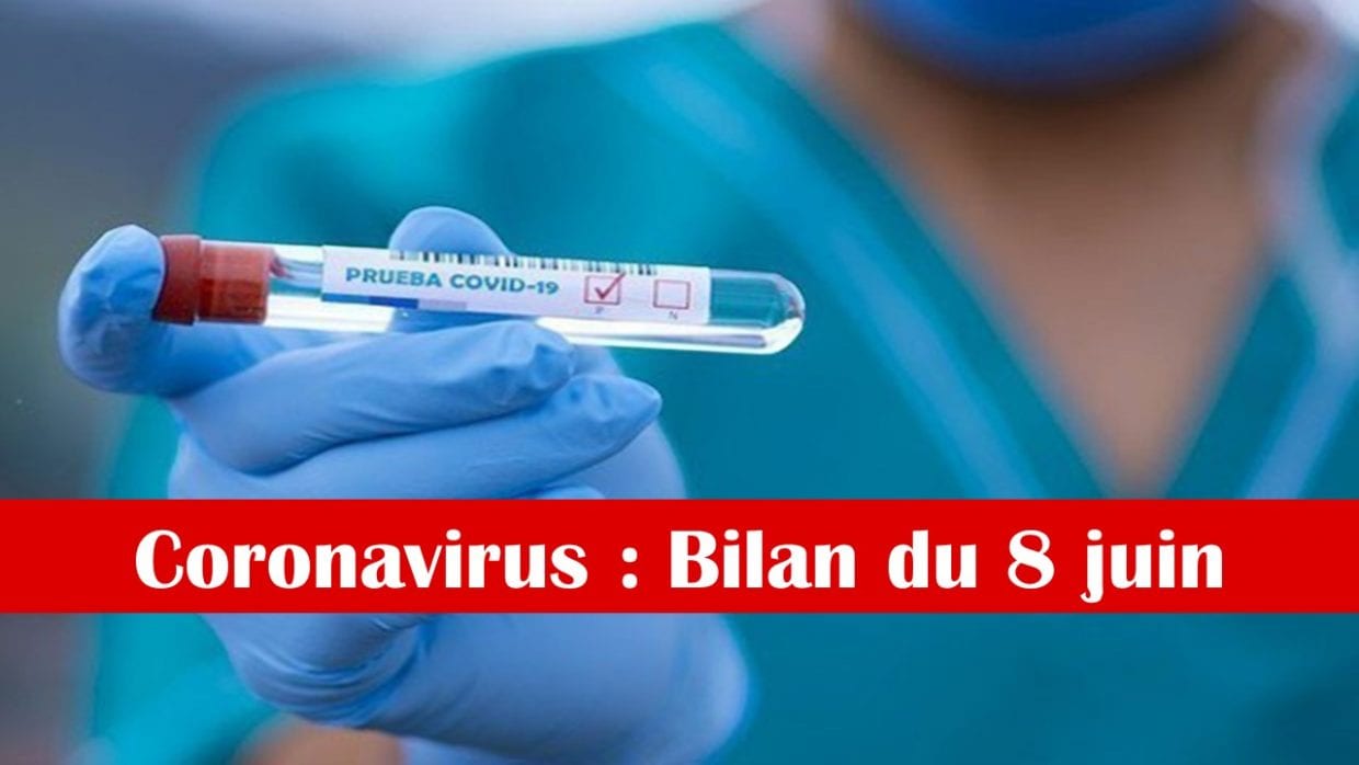 Bilan Coronavirus du 8 juin : 82 cas de guérisons et 8 nouveaux décès